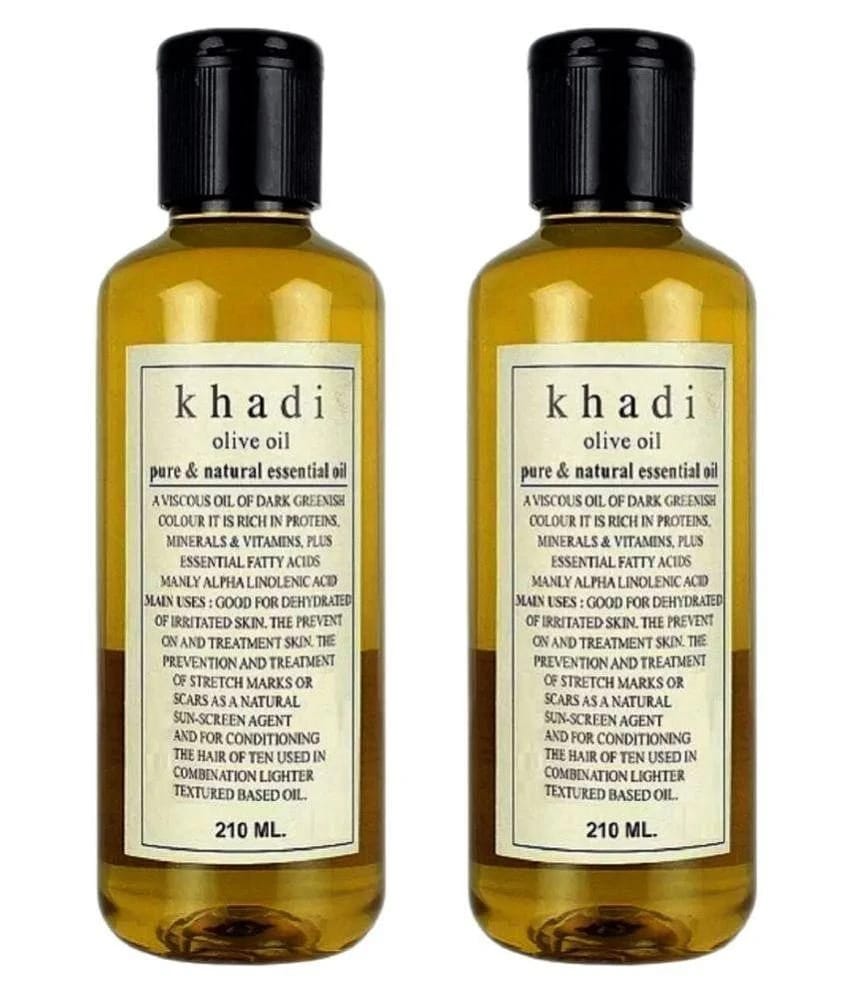 Khadi Herbal Olive Hair Oil 210 ml Pack of 2