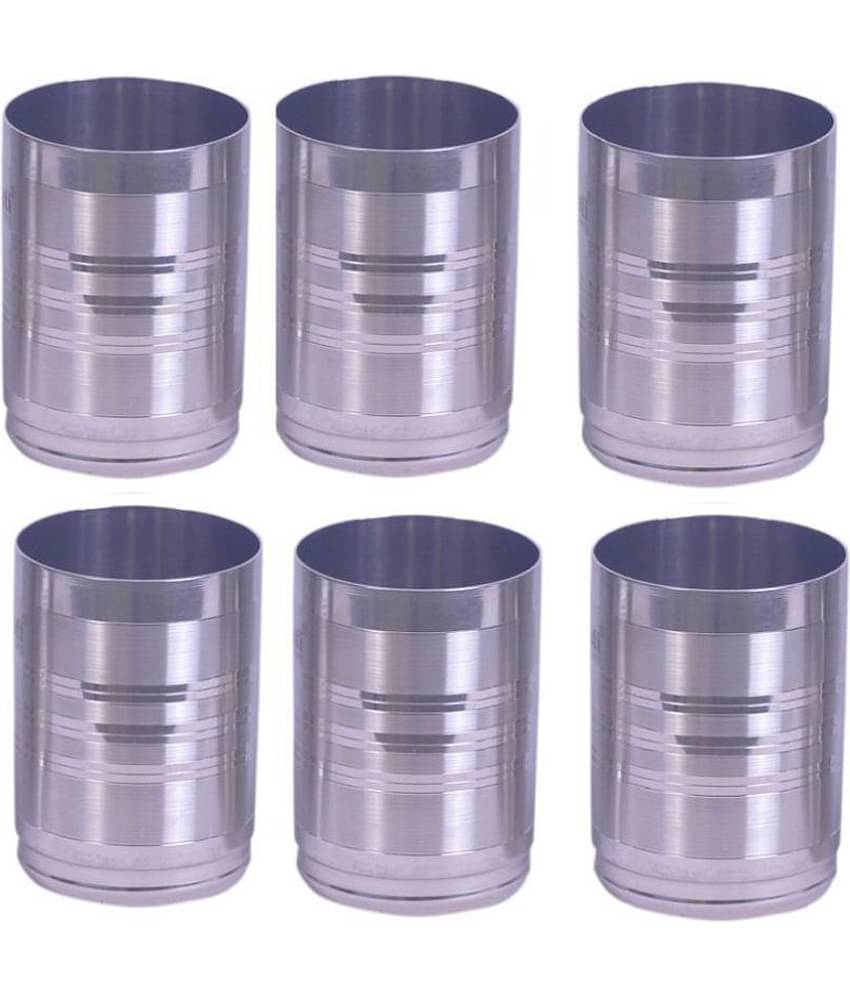 AKG. Tool Touch Design Steel Glasses 250 ml ( Pack of 6 )