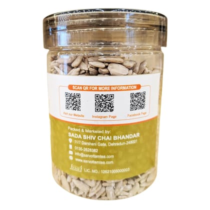 Sarvottam Premium Sunflower Seeds 250g Box | Roasted & Crunchy Superfood | Rich in Protein, Fiber & Vitamin E | Healthy Snack for Energy & Immunity