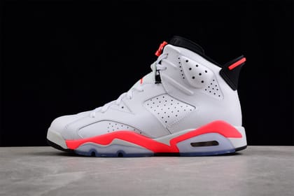 Air Jordan 6 AJ6 Retro - White Infrared-Euro 41