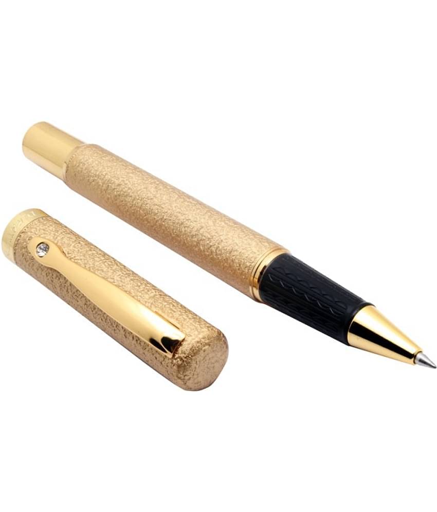 Exclusive Dikawen k9 Jewel Designer Marbled Golden Roller ball Pen