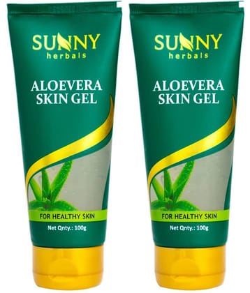 SUNNY HERBALS Aloevera Gel Moisturizer 100 gm Pack of 2