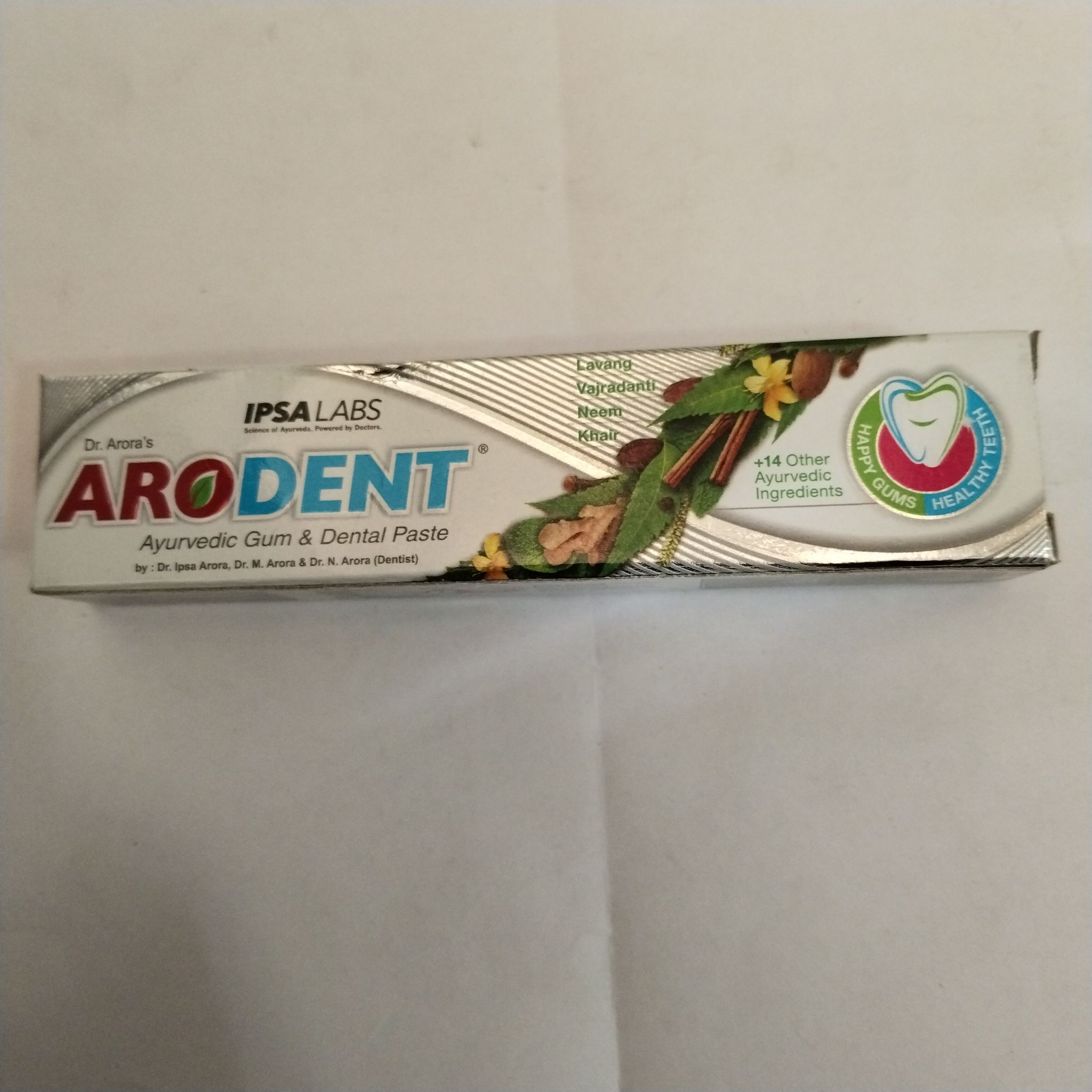 Arodent Ayurvedic gum & dental paste with Lavang neem +14 ayurvedic ingredients 