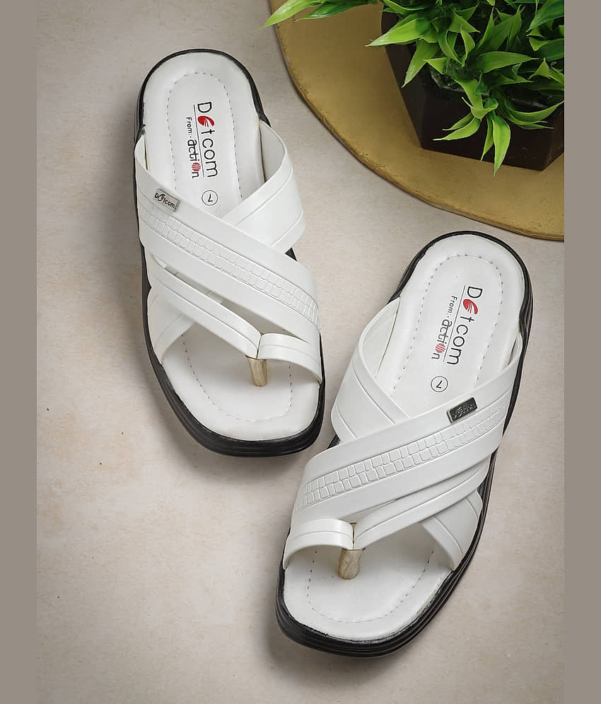 Action - White Men's Sandals