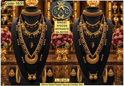 Gauri ganpati jewellary set  B