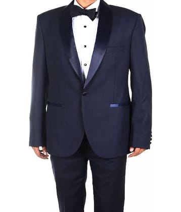 Gwalior Suitings Premium Blue Suit Length