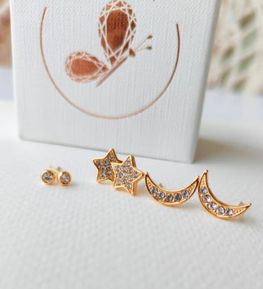 3 Earring Set - Celestial-Celestial Set
