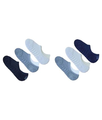 PENYAN Cotton No Show Socks Pack of 6 - Multi