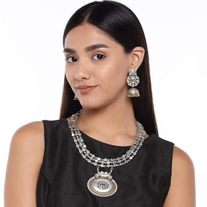 Silver-Plated German Jewellery Set