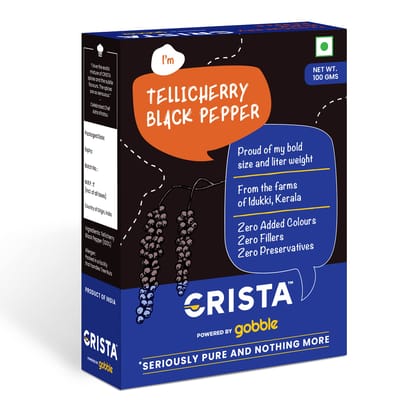CRISTA Black Pepper, 100 gm
