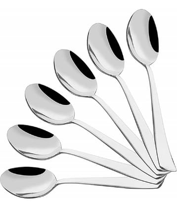 Analog kitchenware - Silver Stainless Steel Tea Spoon ( Pack of 6 )