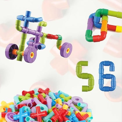 PlayMagic Pipe Building Blocks - 310 Pcs