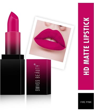 Swiss Beauty HD Matte Lipstick (Attitude), 3.5gm