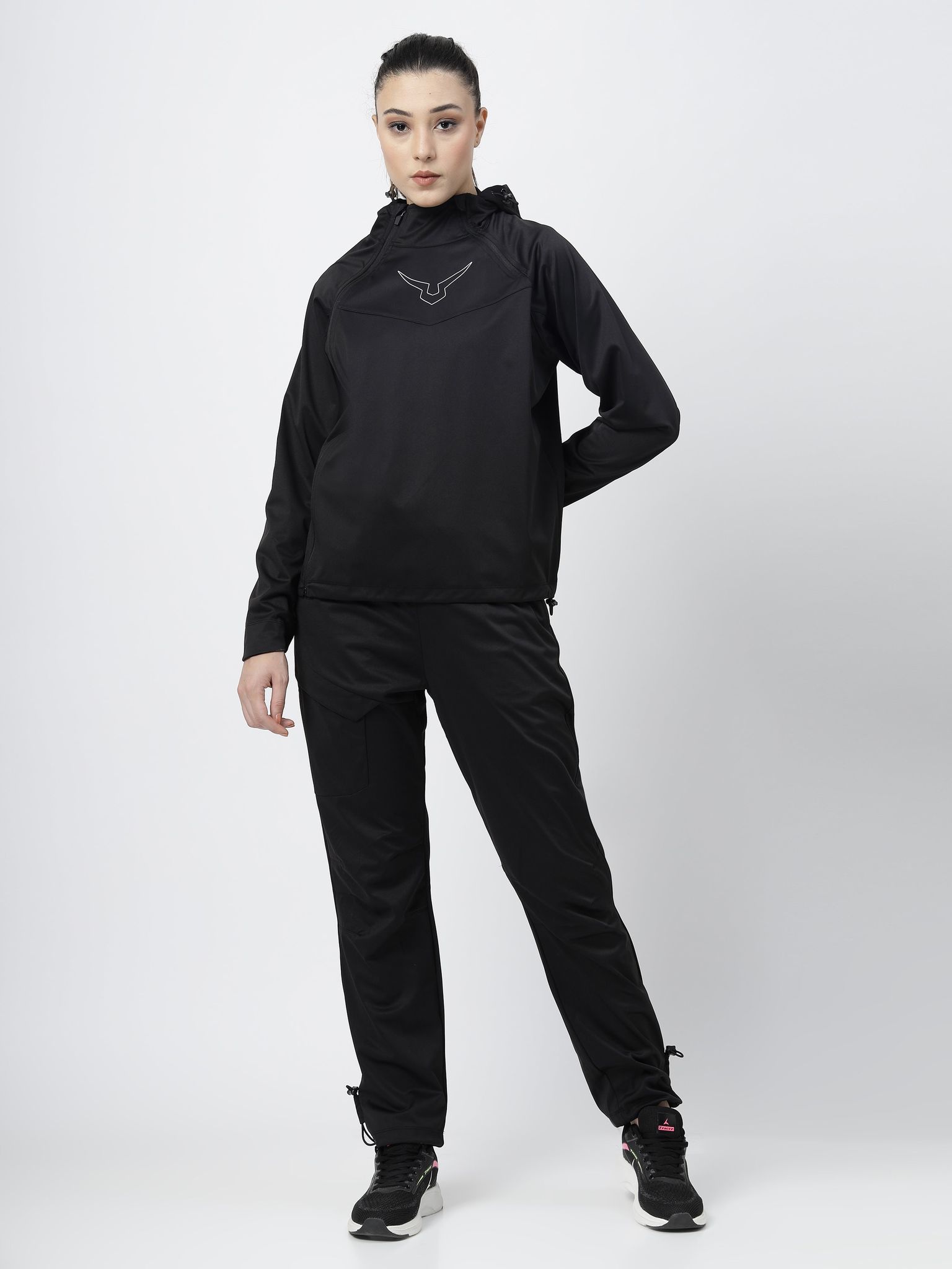 Invincible Women's Light Weight Essential Sauna Suit-Black / S
