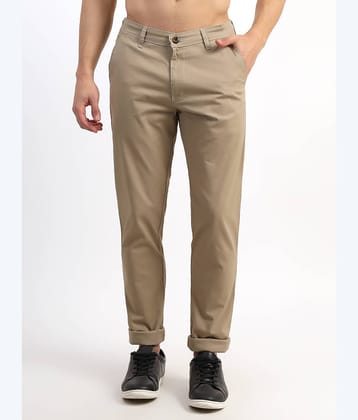 plounge Slim Flat Men's Formal Trouser - Brown ( Pack of 1 )