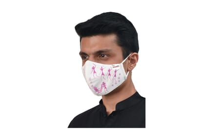 Tisser Warli Handpainted Face Mask