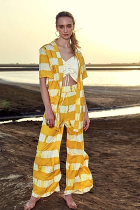 Elros Tie & Dye Co-ord Set-XXS / Mustard Yellow / SG0001-DPMC015-1.5-NILL-NILL-NILL-NILL-THY02-FS001-NILL-NILL-NILL / TP0021-DPMS007-0.5-NILL-NILL-NILL-NILL-THY01-FS001-NILL-BT030-2 / BT0005-DPMC