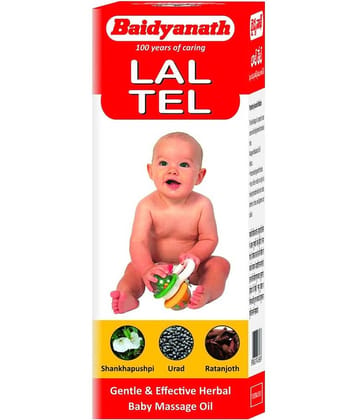 Baidyanath Lal Tel Ayurvedic Baby Massage Oil 100 Ml Pack of 2