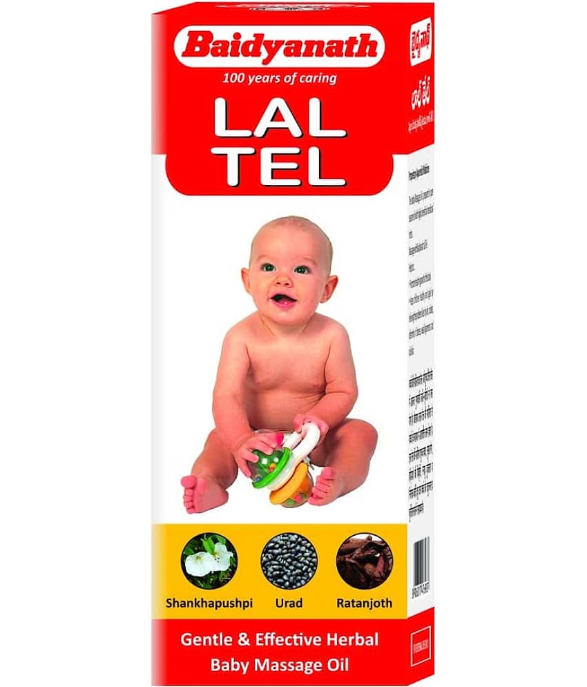 Baidyanath Lal Tel Ayurvedic Baby Massage Oil 100 Ml Pack of 2