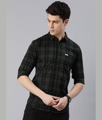 MAJESTIC MAN 100% Cotton Slim Fit Checks Full Sleeves Men's Casual Shirt - Magenta ( Pack of 1 )