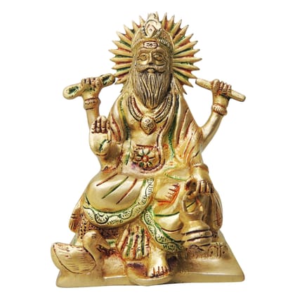 Brass Showpiece Vishwakarma Statue, Height : 7 Inch (BSMAS1251 C)