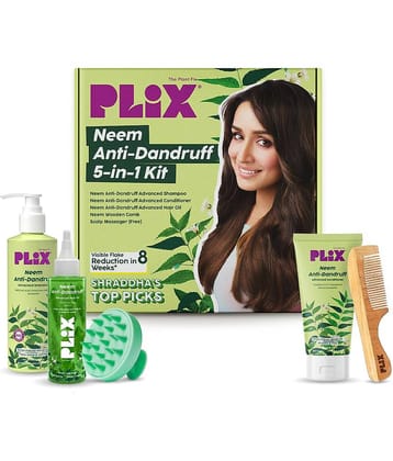 The Plant Fix Plix Neem Hair Care Gift Box Anti-Dandruff & Scalp Soothing Essentials  (5 Items in the set)