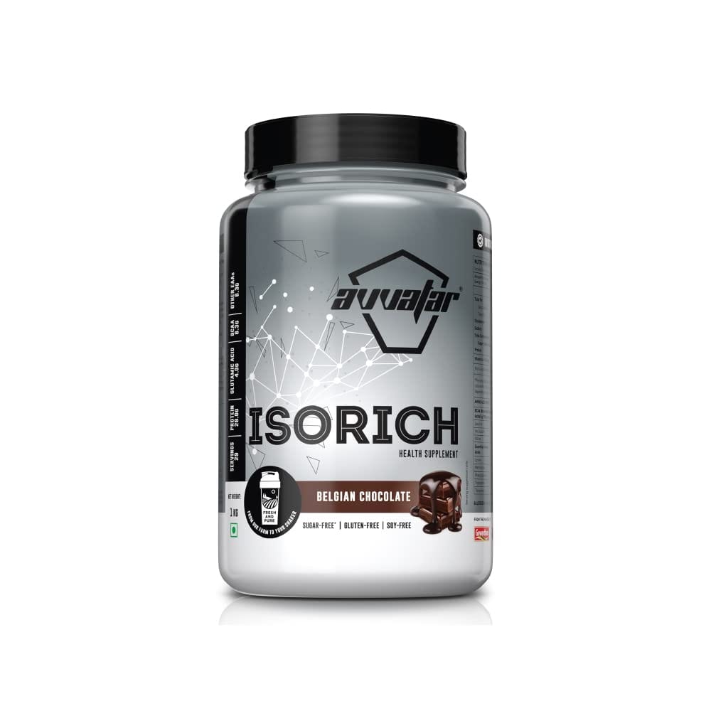 Avvatar Isorich Whey Protein Isolate-1 kg / Belgian Chocolate