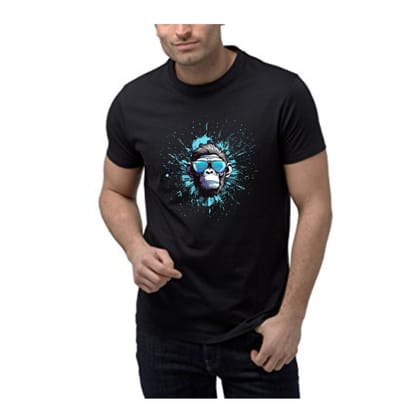 Trishoolin Abstract Theme Graphic T-Shirt (Design 10188MB) | Cotton Regular Fit Crew Neck Tee | Pack of 1