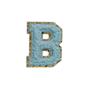 AQUA FUZZY ALPHABETS B
