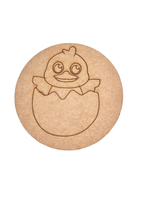 Dbeautify's Chick in Egg DIY MDF Pre-Marked Base
