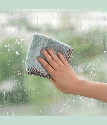 Mahek Accessories - Multicolor 240 GSM Drying Towel For Automobile ( Pack of 4 )