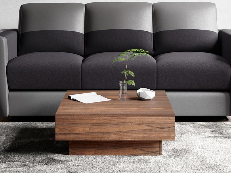 Concord Coffee Table - MDF, Walnut Color