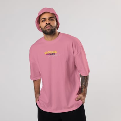 Colorful NO-RULES Oversized T-Shirts: Onion: Rich Umami Hue-S / Cotton / Onion