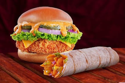 Veg Burger + Wrap Combo