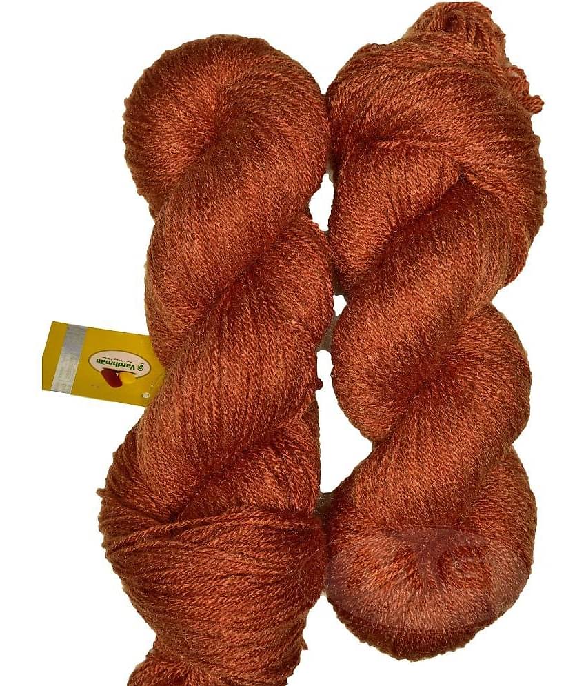 Represents H VARDHMAN Knitting Yarn Wool Li Rust 200 gm Art-DAH