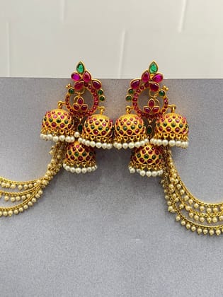 Jhumka with Mattal 1602