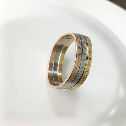 Set of Three Stainless Steel Unisex Kada- STKD 4140