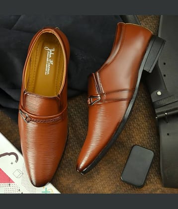 John Karsun - Tan Men's Mocassin Formal Shoes