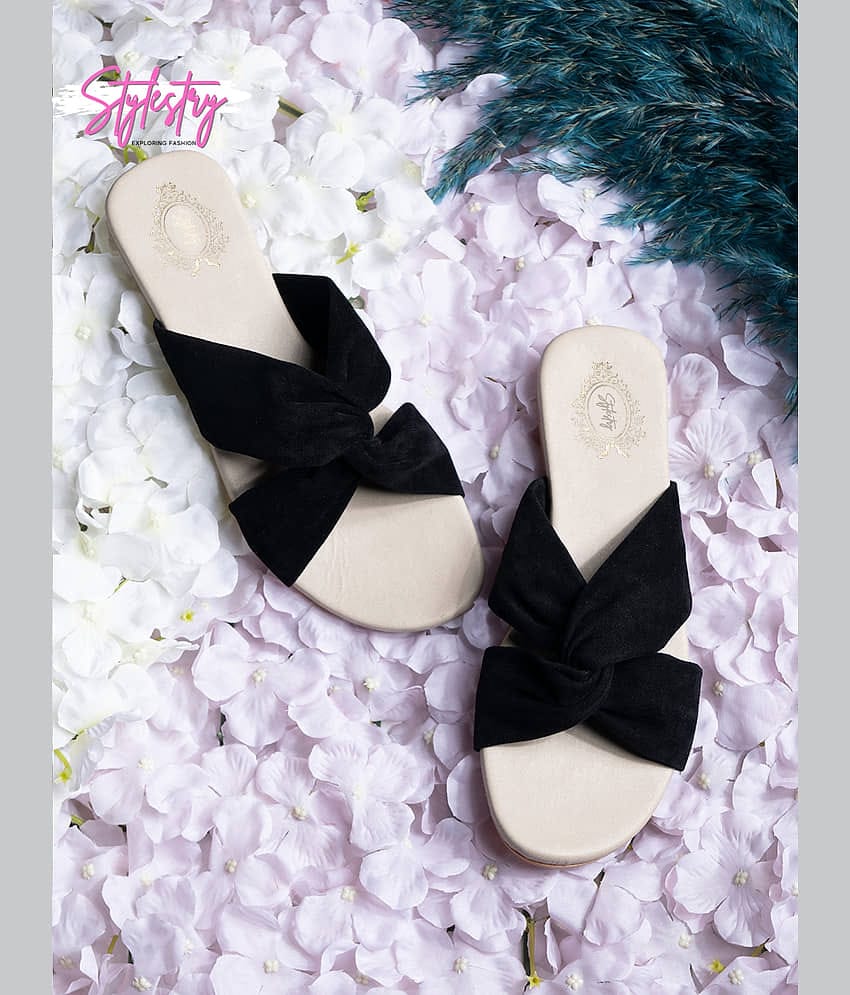 Stylestry Black Women's Flats