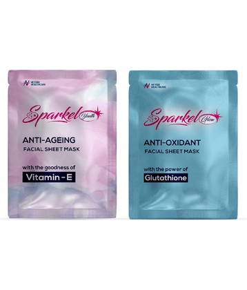 Sparkel - Radiant Glow Sheet Mask For Combination Skin ( Pack of 1 )