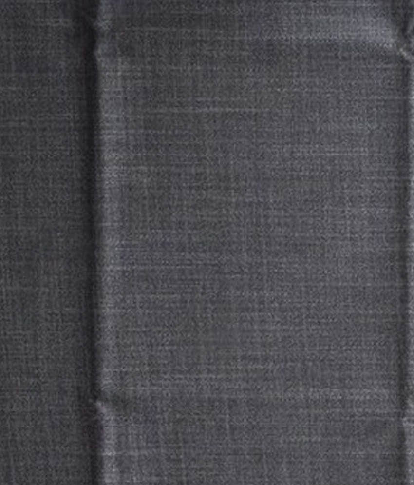 Gwalior Dark Grey Polyester Blend Men's Unstitched Pant Piece ( Pack of 1 )