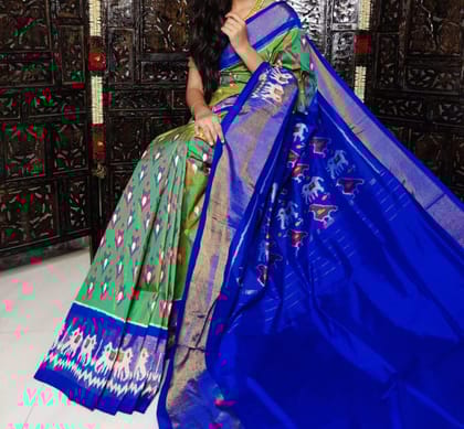 Ikkat Pochampalli Exclusive Style 2-Exclusive