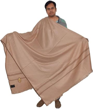 Vrinde Beige Woolen Shawls