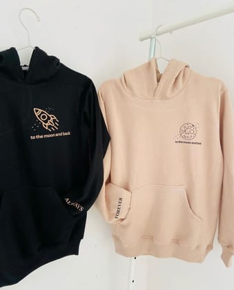 To the Moon and Back Hoodie-S / Mint Green