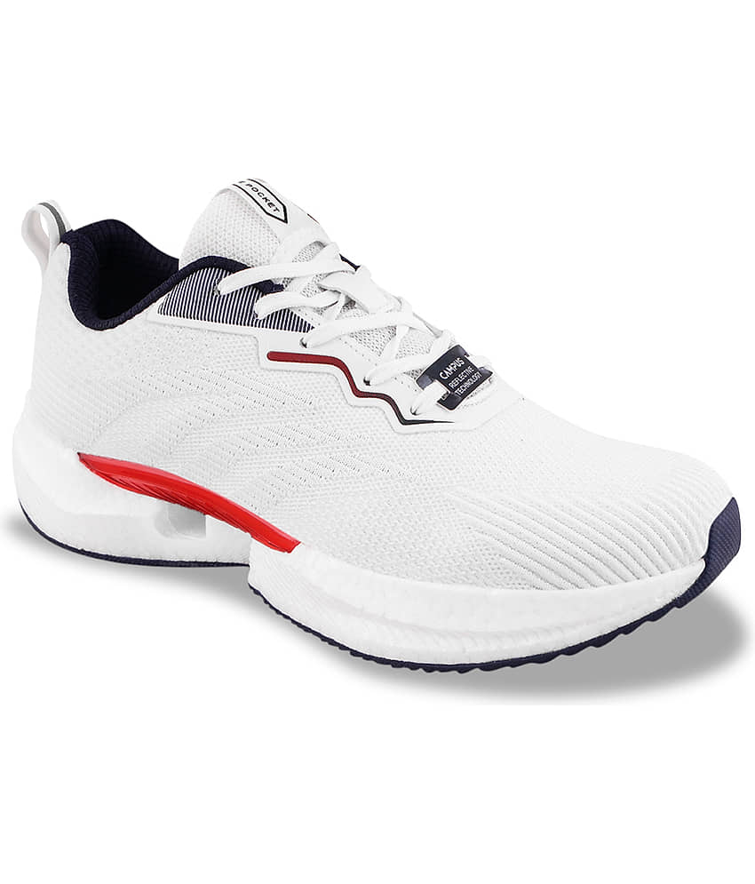 Campus CORA White Men's Sports Running Shoes