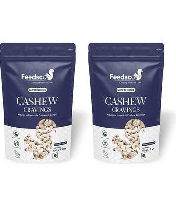 Feedsco Cashew nut (Kaju) 100 Pack of 2