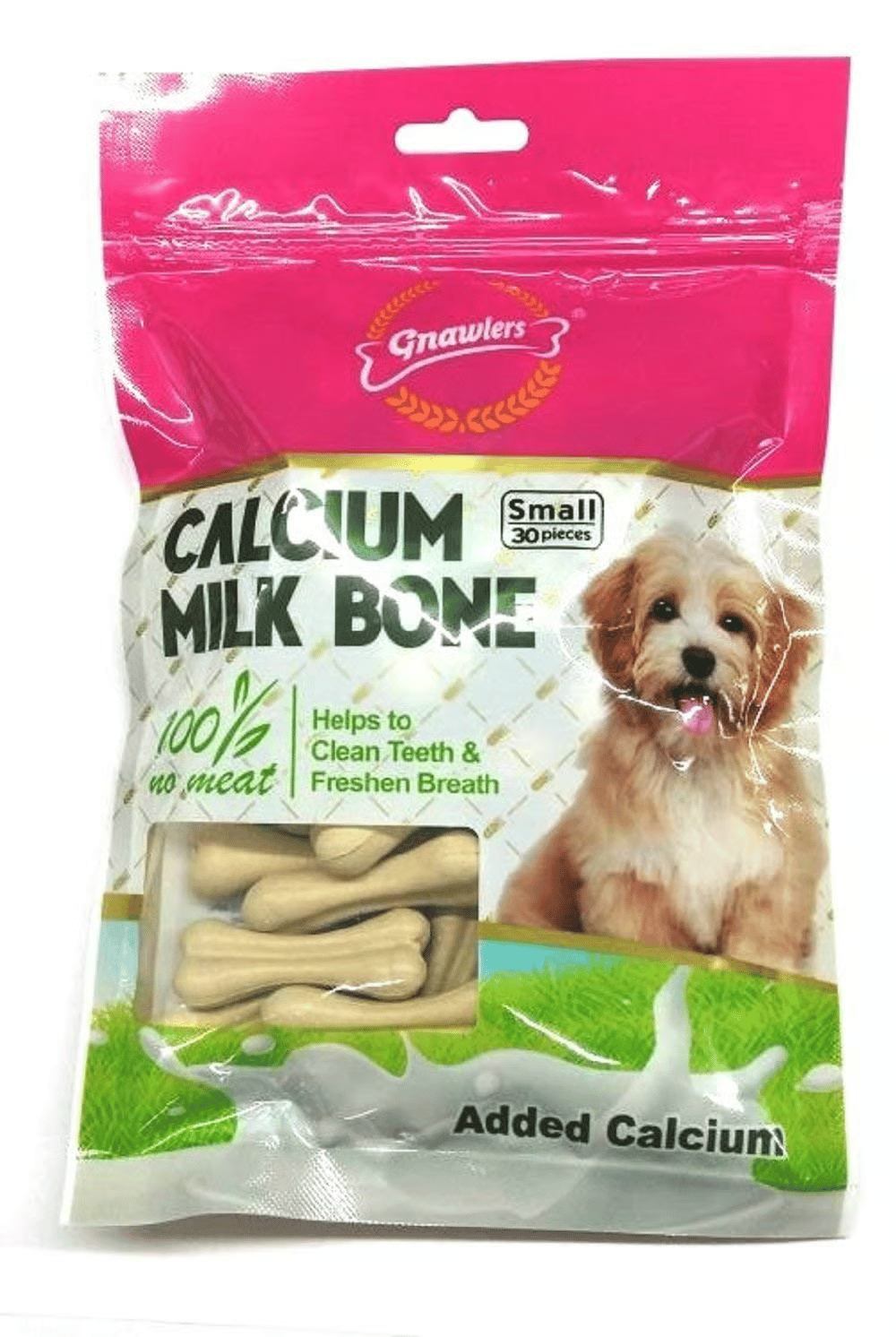 Gnawlers Calcium Milk Bone Small – 270 g (30 Pieces)