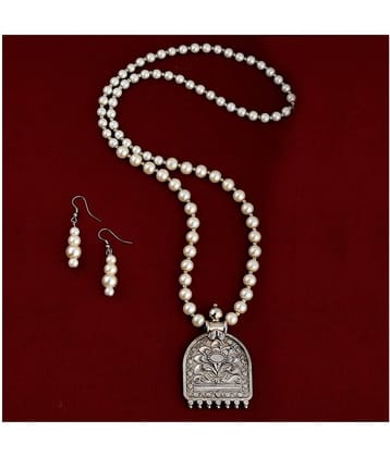 Silver Shine Alloy Silver Contemporary/Fashion Necklaces Set Contemporary