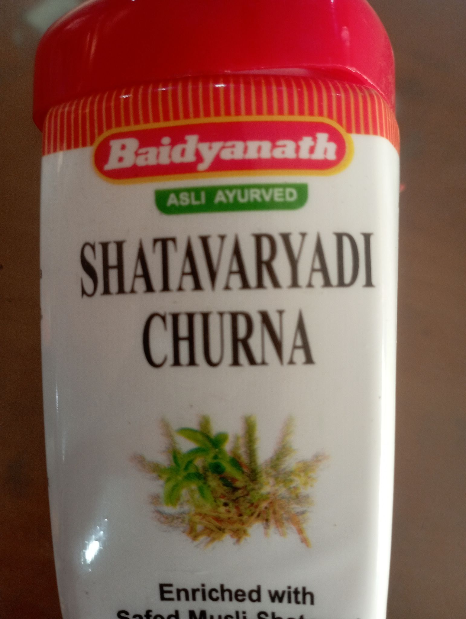 Baidyanath shatavaryadi churna enriched with safed musli shatavari 