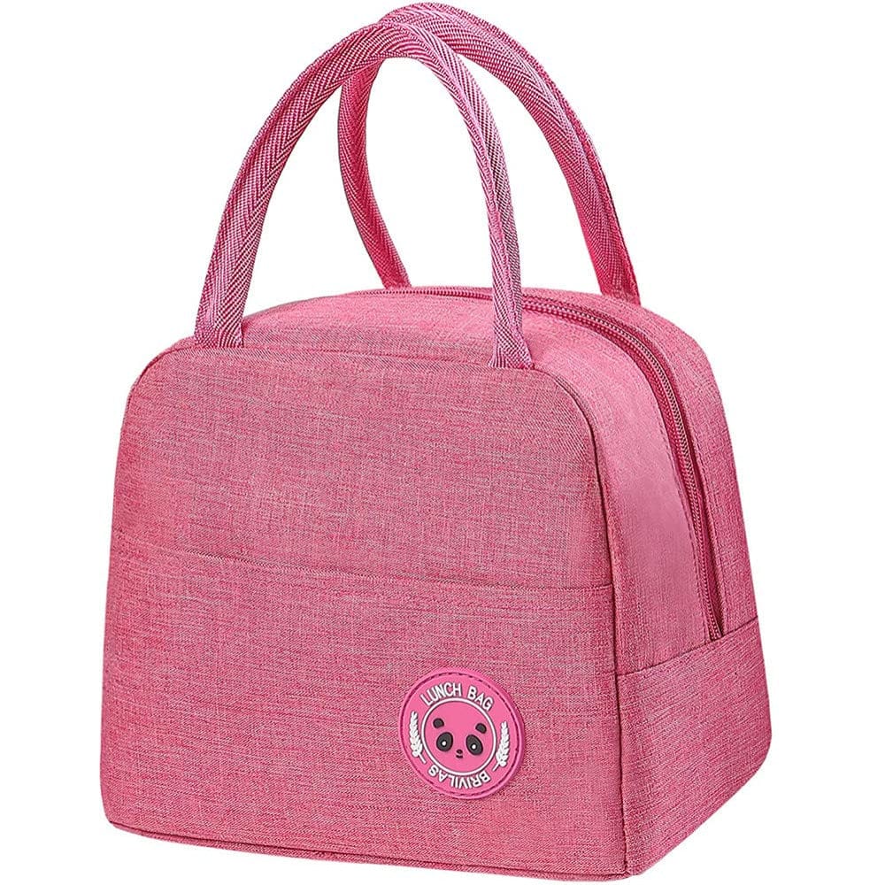 Lunch Bags Insulated For Office | Portable And Reusable (Pink), 1 liter